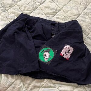 Tommy Hilfiger navy blue Mickey Mouse skirt